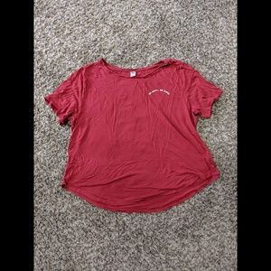 Red Graphic T Shirt
